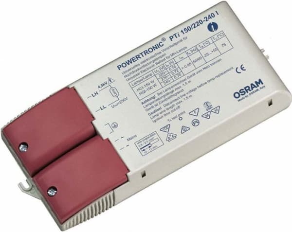Osram PTi 150/220...240 I, 40 000 t, -25 - 50 °C, 198 - 254 V, 50/60 Hz, 70 A, 93 mm