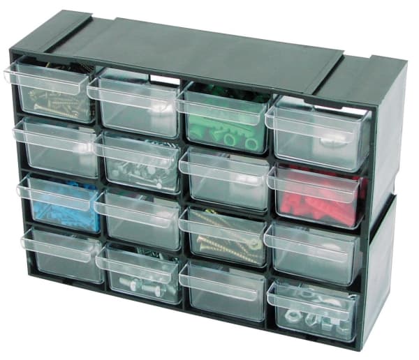 MEGA Drawer cabinets 220x150x75mm 16 drawers (35320)