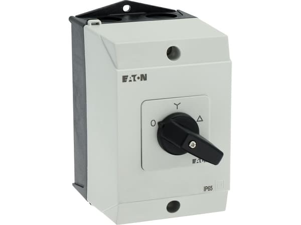 Eaton T3-4-8410/I2, Vipukytkin, 3P, Musta, Valkoinen, IP65, 100 mm, 135 mm