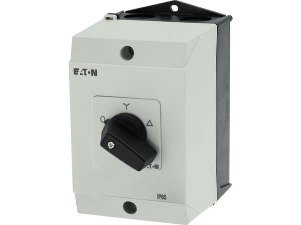 Eaton T3-4-8410/I2, Vipukytkin, 3P, Musta, Valkoinen, IP65, 100 mm, 135 mm