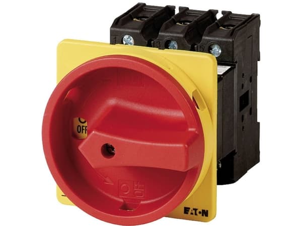 Eaton P3-63/V/SVB, Kiertokytkin, 3P, Punainen, IP65, 63 A