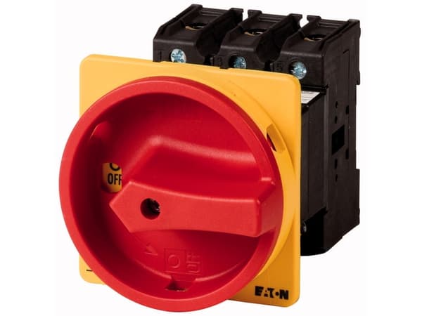 Eaton P3-63/V/SVB, Kiertokytkin, 3P, Punainen, IP65, 63 A