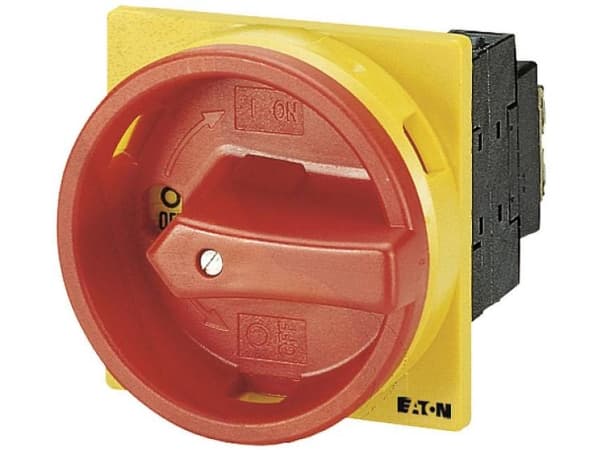 Eaton P1-25/EA/SVB/N, Roterande brytare, 3P, Röd, Gul, IP65, 25 A
