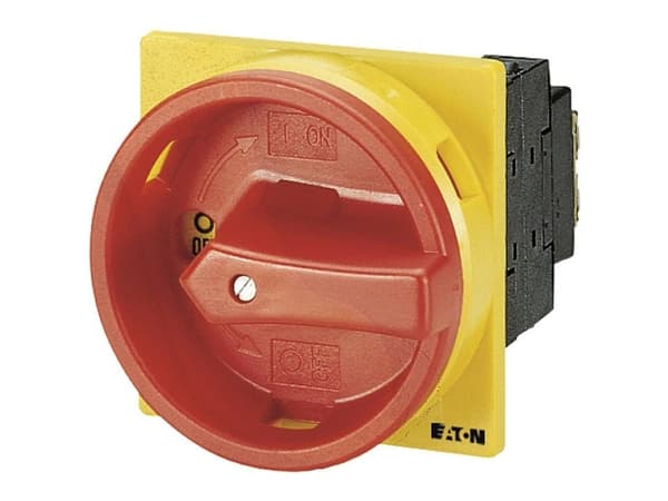 Eaton P1-25/EA/SVB/N, Roterande brytare, 3P, Röd, Gul, IP65, 25 A