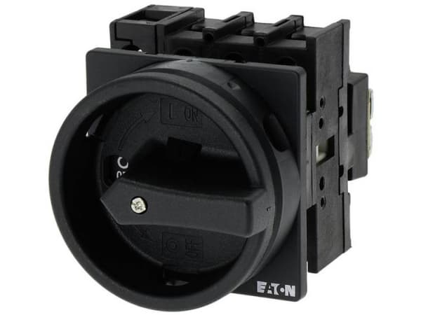 Eaton P1-32/EA/SVB-SW/N, 3P, Musta, IP65, -25 - 50 °C
