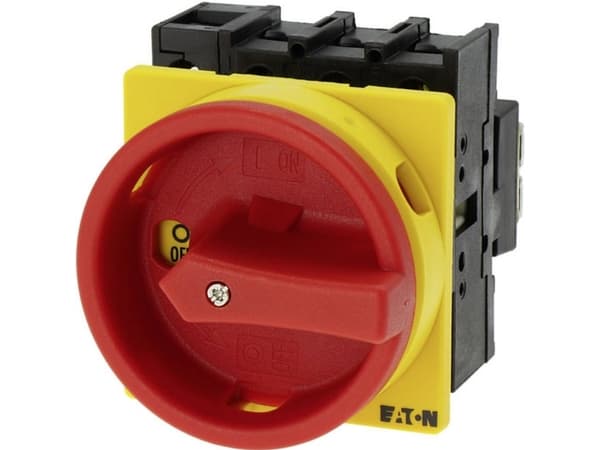 Eaton P1-32/EA/SVB/N, Kiertokytkin, 3P, Punainen, Keltainen, IP65, 32 A