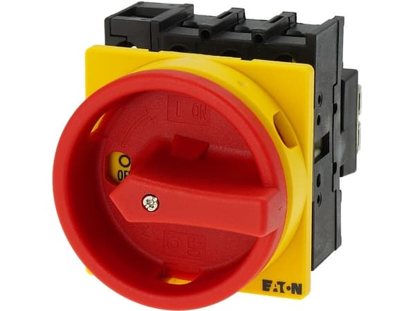 Eaton P1-32/EA/SVB/N, Kiertokytkin, 3P, Punainen, Keltainen, IP65, 32 A