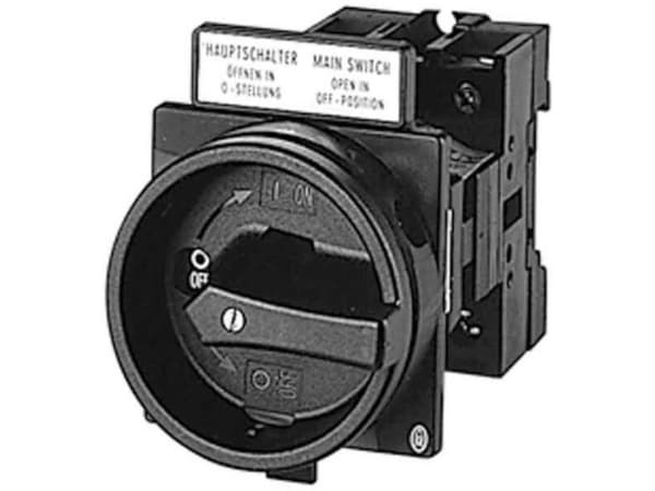 Eaton P1-25/EA/SVB-SW/HI11, Vipukytkin, 3P, Musta, IP65, 65 mm, 65 mm