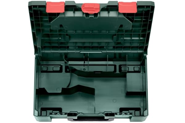 Metabo 626890000, Hård verktygslåda, akrylnitril butadien styren, grön, röd, 16.7 L, 125 kg, 496 mm