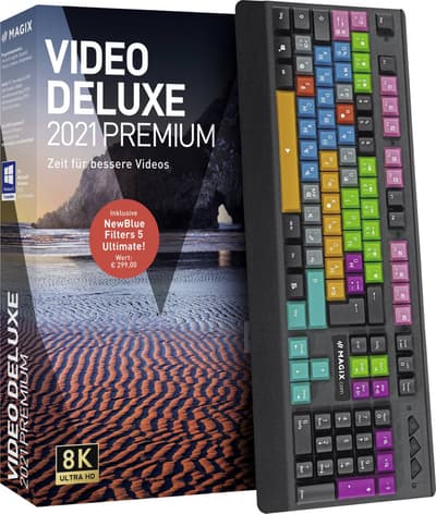 Videoredigering Magix Video deluxe Control (2021) Windows Fuld version, 1 licens