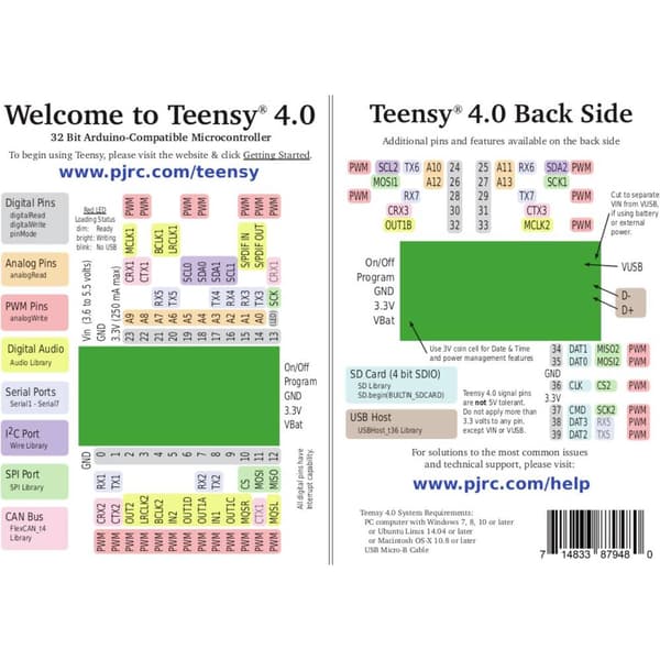 Joy-it teensy40 Mikrokontroller teensy40