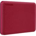 Miniatyrbild 4 av 4: Toshiba Canvio Advance 1 TB Extern hårddisk 2.5 USB 3.2 Gen 1 Röd HDTCA10ER3AA