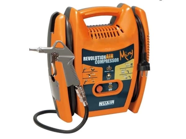 NUAIR stempelkompressor OLJEFRI KOMPRESSORGRUV 1100W 8BAR NUAIR NUMINY