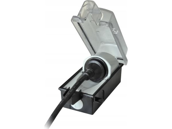 Bachmann 924.349, Musta, Läpinäkyvä, Polykarbonaatti (PC), IP44, 230 V, 16 A, 85 mm