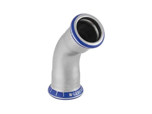 Geb. Mapress RF böj 45° 76,1 - Geberit RF böj 45° d76,1mm