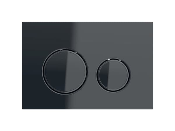 Geberit 115.651.SJ.1, Skylleplate, Sort, Kromfarget, Geberit, 246 mm, 14 mm, 164 mm