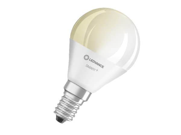 LEDVANCE SMART+ - LED-lyspære - form: P46 - E14 - 4.9 W (ekvivalent 40 W) - klasse F - varmt hvitt lys - 2700 K - hvit (en pakke 3)