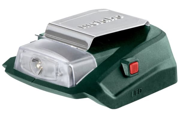 Metabo PA 14.4-18 LED-USB, Akkulaturi, Litium, 18 V, Metabo, Vihreä, Punainen, Hopea, AC