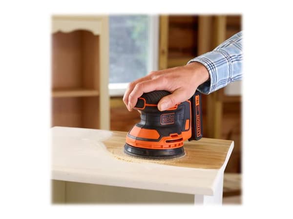BLACK+DECKER BDCROS18N-XJ - Eksentersliper - trådløs - 125 mm - uten batteri - 18 V