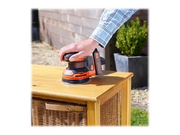 BLACK+DECKER BDCROS18N-XJ - Eksentersliper - trådløs - 125 mm - uten batteri - 18 V