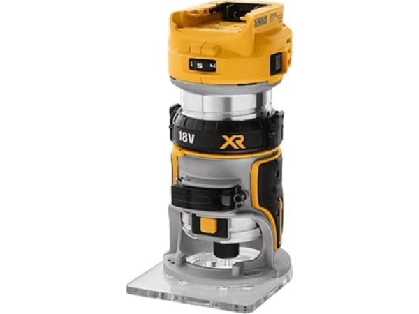 Cordless router DEWALT DCW600N-XJ, 18 V, 8 mm, without batteries and charger - SOLO