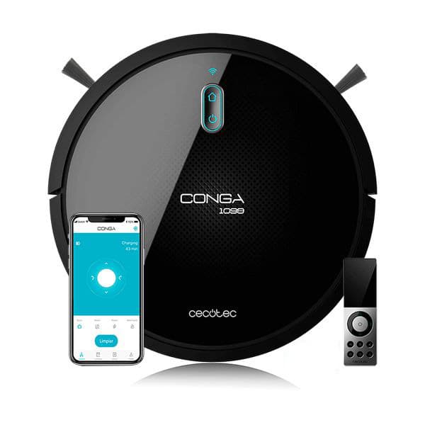 Robotdammsugare Cecotec Conga 1099 Connected 1400 Pa 64 dB WiFi Svart