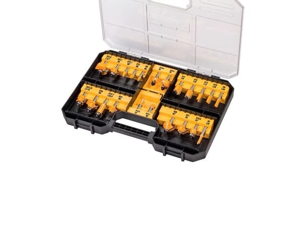 DeWALT DT90017-QZ - Handöverfräsbitsats - 22 delar