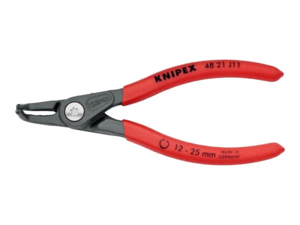 Knipex 48 21 J11 Circlip-tång Passar innerringar 12-25 mm Spetsig form vinklad 90°