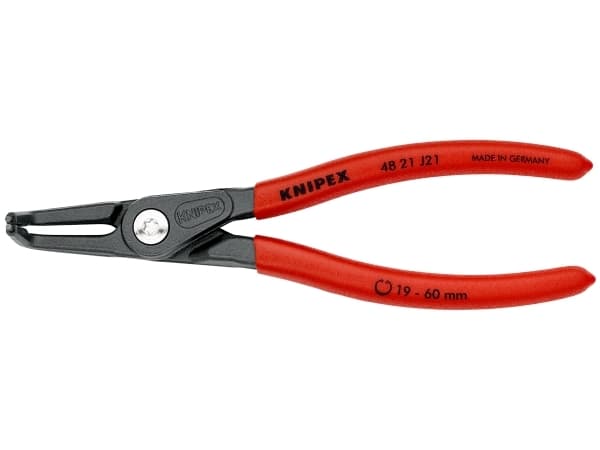 Knipex 48 21 J21, Låseringtang, Kromvanadiumstål, Plast, Rød, 165 mm, 175 g