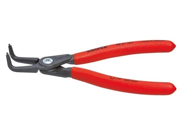 Knipex 48 21 J21, Låseringtang, Kromvanadiumstål, Plast, Rød, 165 mm, 175 g
