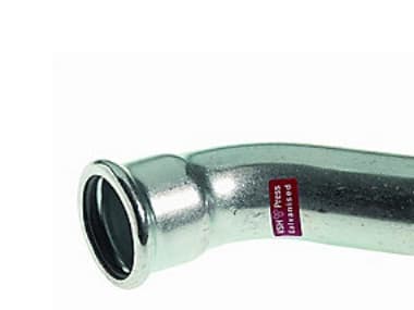 Böjning vsh 45° hylsa/nippel 88,9 mm FZ