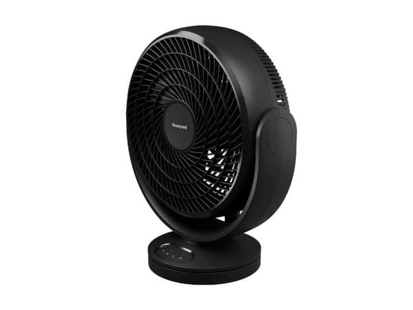 Honeywell HF715BE, Husholdningsvifte, Sort, Gulv, 80°, 0 - 90°, Knapper