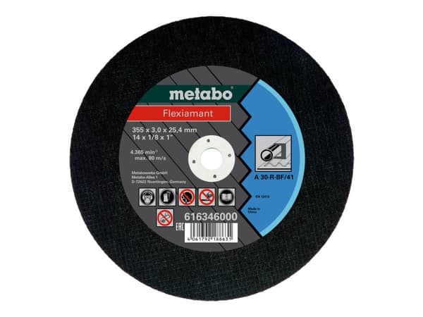 Metabo Flexiamant TF 41 - Skärskiva - för stål - 355 mm - grus: A30