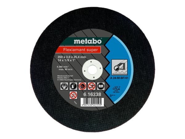 Metabo Flexiamant Super TF 41 - Skjæreplate - for stål - 350 mm