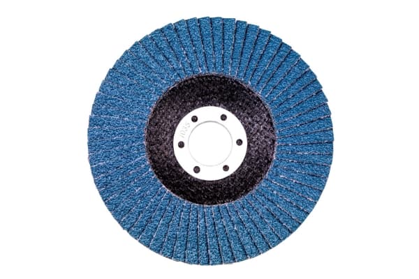 Metabo 623198000, Flap disc, Flatt senter, Metall, Rustfritt stål, Stål, Alle merker, 12,5 cm, Blå