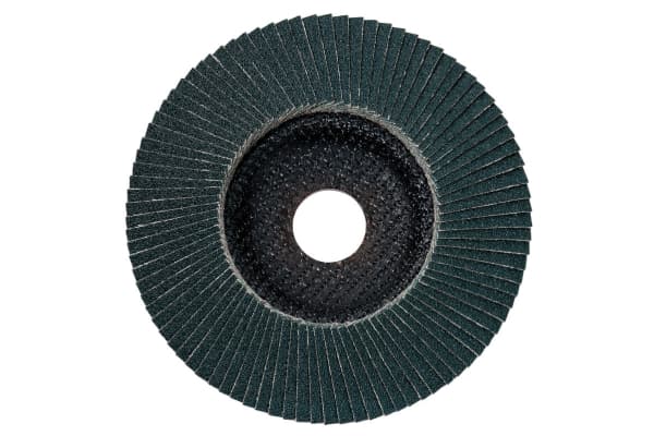Metabo 624359000, Flap disc, Flatt senter, Metall, Rustfritt stål, Stål, Alle merker, 17,8 cm, Sort
