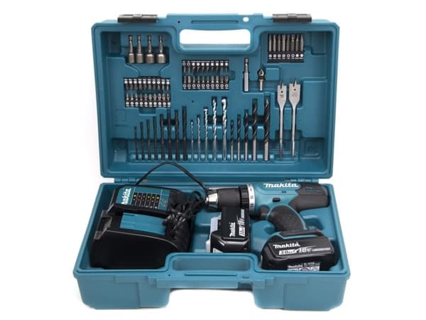 Makita DDF453SFX1, Boremaskin med pistolgrep, 1,3 cm, 1300 RPM, 3,6 cm, 1,3 cm, 1,5 mm