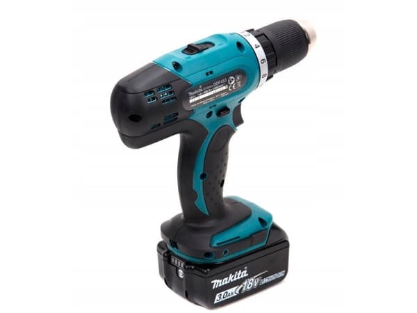 Makita DDF453SFX1, Boremaskin med pistolgrep, 1,3 cm, 1300 RPM, 3,6 cm, 1,3 cm, 1,5 mm