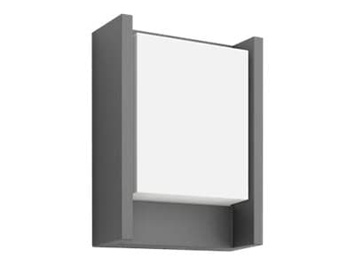 Philips myGarden Arbour - Vegglampe - LED - 6 W (ekvivalent 47 W) - varmt hvitt lys - antrasitt Sort
