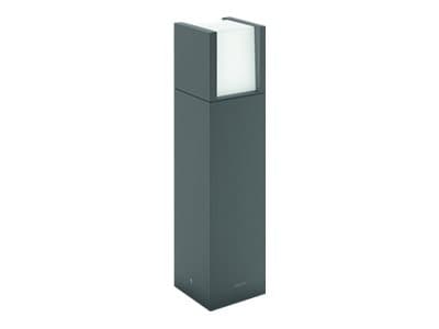Philips myGarden Arbour - Pidestallampe - LED - 6 W (ekvivalent 47 W) - varmt hvitt lys - kube - antrasitt Antrasitt, Hvit