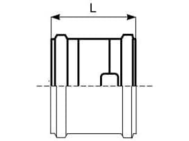 Magnaplast Joint for external sewage system KGU 160mm (22180)