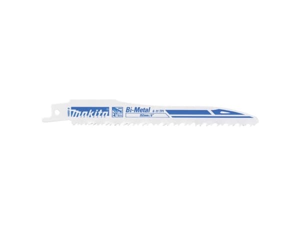 Makita - Sabelsagblad - 5 deler - lengde: 152 mm - bredde: 18 mm - for Makita DJR183RT1J, DJR183Z, JR002GZ, JR3051TK, JR3070CT