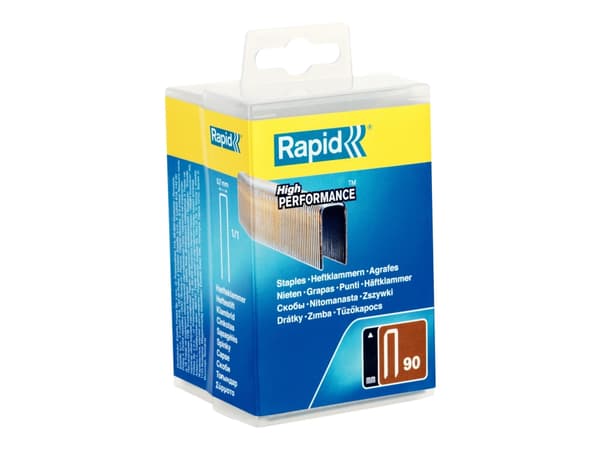 Rapid High Performance - Klamrar - No. 90 - hartsbeläggning - paket med 3000