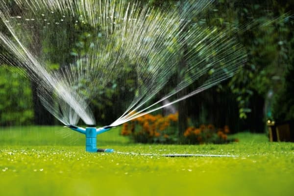 CELLFAST 53-415, Roterende sprinkler, 250 m², 6 stang, Blå