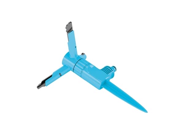 CELLFAST 53-415, Roterende sprinkler, 250 m², 6 stang, Blå