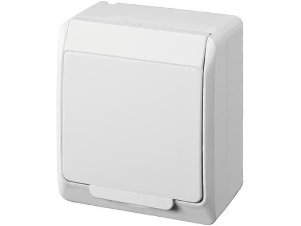 Elektroplast Socket Hermes White Ip44 0324-02