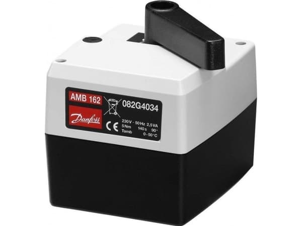 Elektriskt ställdon DANFOSS, AMB 162 140S, för vridspjällsventiler HRB, HRE och HFE