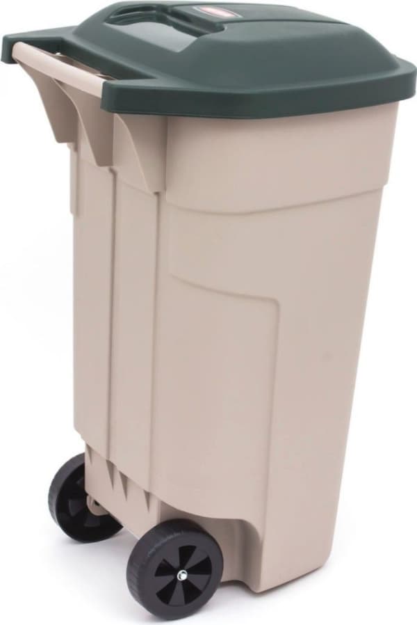 Curver 176805, 110 l, Rektangulär, Plast, Beige, Grön, Plast, Manuell
