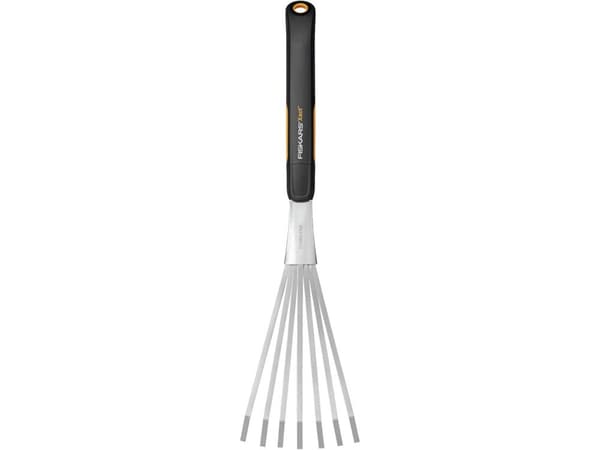 Fiskars 1027044, Käsiharava, Musta, Hopea, Terästä, Musta, 1 kpl, 125 mm