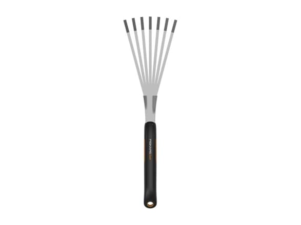 Fiskars 1027044, Käsiharava, Musta, Hopea, Terästä, Musta, 1 kpl, 125 mm